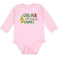 thumbnail image 3 of Inktastic Chillin' with My Gnomes Boys or Girls Long Sleeve Baby Bodysuit, 3 of 5