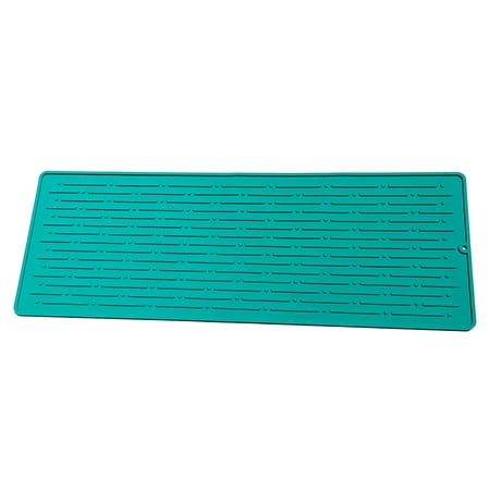 

meijuhuga Dish Drying Pad Waterproof Multipurpose Anti-slip Foldable Draining Pad Anti-slip Reliable for Dormitory