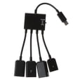 thumbnail image 2 of BELOVING 2X 4 In1 Male to Female Micro USB 2.0 Power Charging Host OTG Hub Cable Adapter, 2 of 9