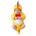 thumbnail image 2 of Baby Girls Boys Long Sleeve Bodysuit with Hats Two Piece Set Chicken Toddler Halloween Party Clothes Girl Halloween Size 0-18 Months, 2 of 8
