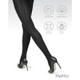 thumbnail image 6 of MeMoi Toronto Cable Sweater Cotton Blend Tights - Womens - Female (Small/Medium, Black), 6 of 12