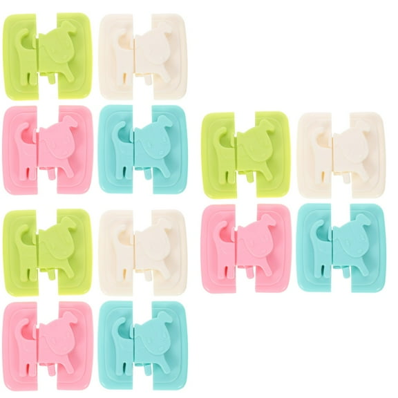 3 Count Cabinet Baby Safety Locks Door for Kids Proof Outlet Covers Proofing Knob Child