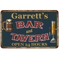 thumbnail image 1 of Garrett's Green Bar & Tavern Rustic Sign Decor 8x12 208120047722, 1 of 1