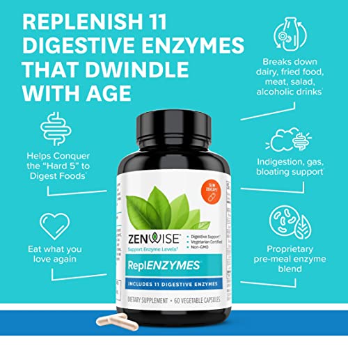 Buy Zenwise Daily Digestive Enzymes EasySwallow Slimcaps Enzyme