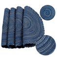 thumbnail image 2 of New Table Place Mats Set Of 8, Round Braided Woven Placemats,38cm Table Mats, Non Slip Washable Place Ma, 2 of 4