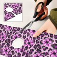 thumbnail image 6 of Yayeee Faucet Mat for Kitchen Sink 30" Diatomite Long Splash Guard Pad, Purple Floral Leopard Pattern, 2 Pack, 6 of 7