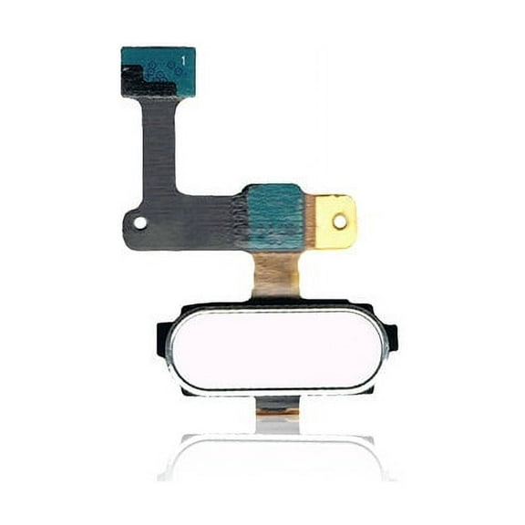 Replacement Home Button With Flex Cable Compatible For Samsung Galaxy Tab S2 9.7" (T810) (White)