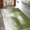 thumbnail image 2 of 2.7'x5' Area Rugs, Sage Green Indoor Outdoor Area Rug for Living Room Bedroom, Modern White Oil Painting Art Abstract Washable Bathroom Rugs Kitchen Floor Carpet Mats Home Decor Aesthetic, 2 of 8