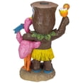thumbnail image 5 of Northlight 16" Solar Lighted Polynesian Outdoor Garden Tropical Tiki Bar Statue, 5 of 6