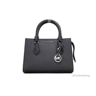 Michael Kors Women's Messenger Handbag, Black PVC Leather