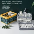 thumbnail image 3 of Collapsible Baskets, Waterproof Foldable Crate for Kitchen Bathroom Office Car, PP Material Hollow Design Space Saving, 3 of 7