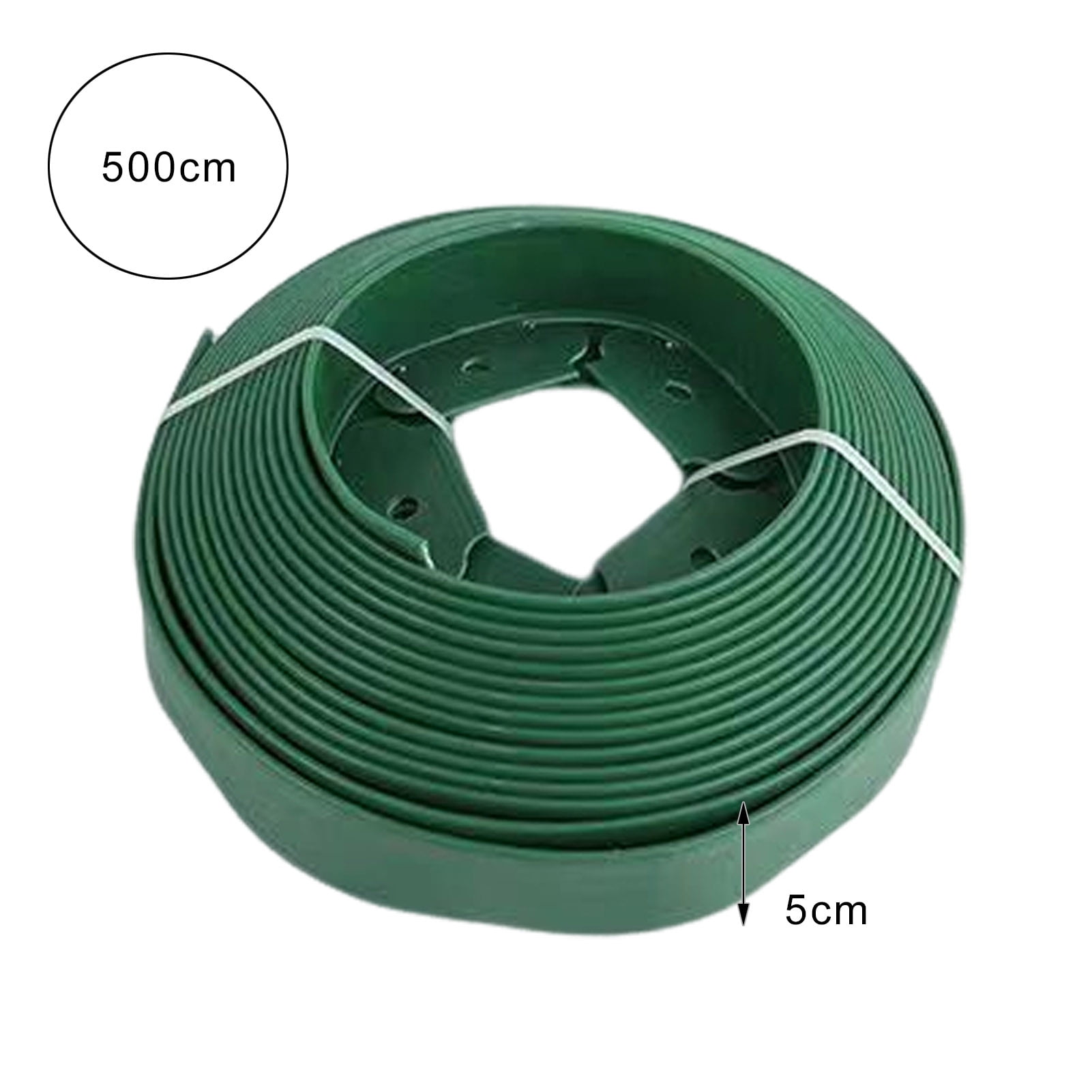 Callipe Landscape Edging Border No Dig All-weather Garden Isolation Edging Border with Spikes Easy-to-Install Cuttable Isolation Edging for Flower Beds Yard