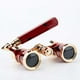thumbnail image 4 of Qarigey Gafas de ópera Retro binoculares ópticos lente teatro cuerpo de Metal telescopio delicado multiusos mujeres niñas regalos Lentes rojo manchado Manejar Qarigey  AP018660-08B, 4 of 6