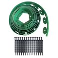 thumbnail image 2 of Washranp Garden Edging Border with 30Pcs Ground Stakes,PE Landscape  Edging Roll Fencing for Flower Bed Lawn Driveway Yard 1.97*393.7inch, 2 of 5