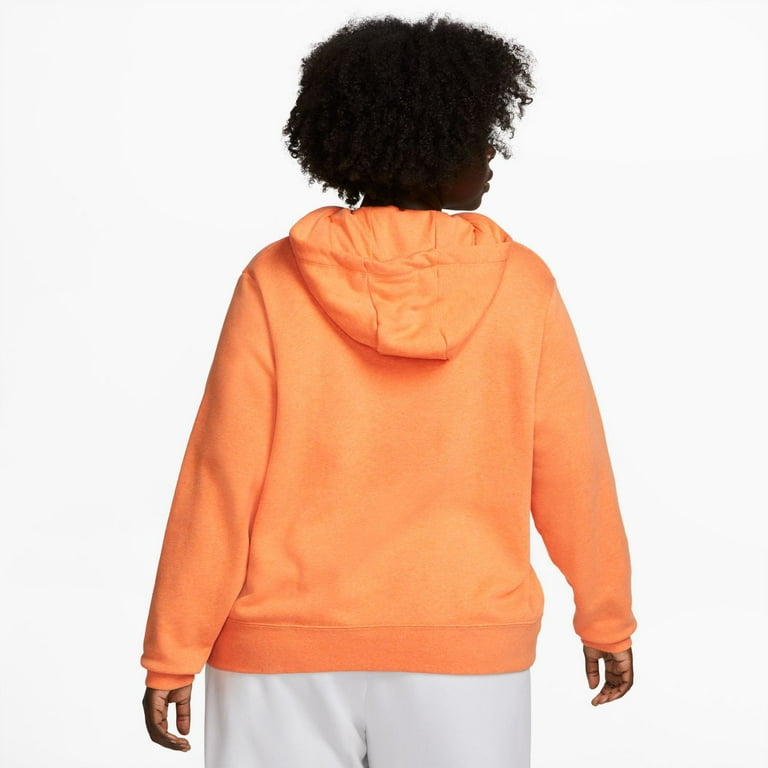 Plus Size Nike Sportwear Club Fleece Hoodie Color Gray Heather Size 3X Walmart