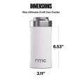 thumbnail image 5 of RTIC 16 oz Stainless Steel Insulated Ultimate Craft Can Cooler, White, 5 of 8