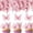 Pink, variant on Butterfly Cupcake Toppers 48Pcs Paper Cake Toppers Colorful 3D Butterflies Birthday Cake Decorations For Wedding Baby Shower