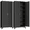 Black-75''H-Blinds, variant on SteeLoong 75"H Kitchen Pantry Cabinet,Metal Storage Cabinet, with 2 Door and 4 Adjustable Shelves,White Cupboard for Livingroom,Pantry,Kitchen