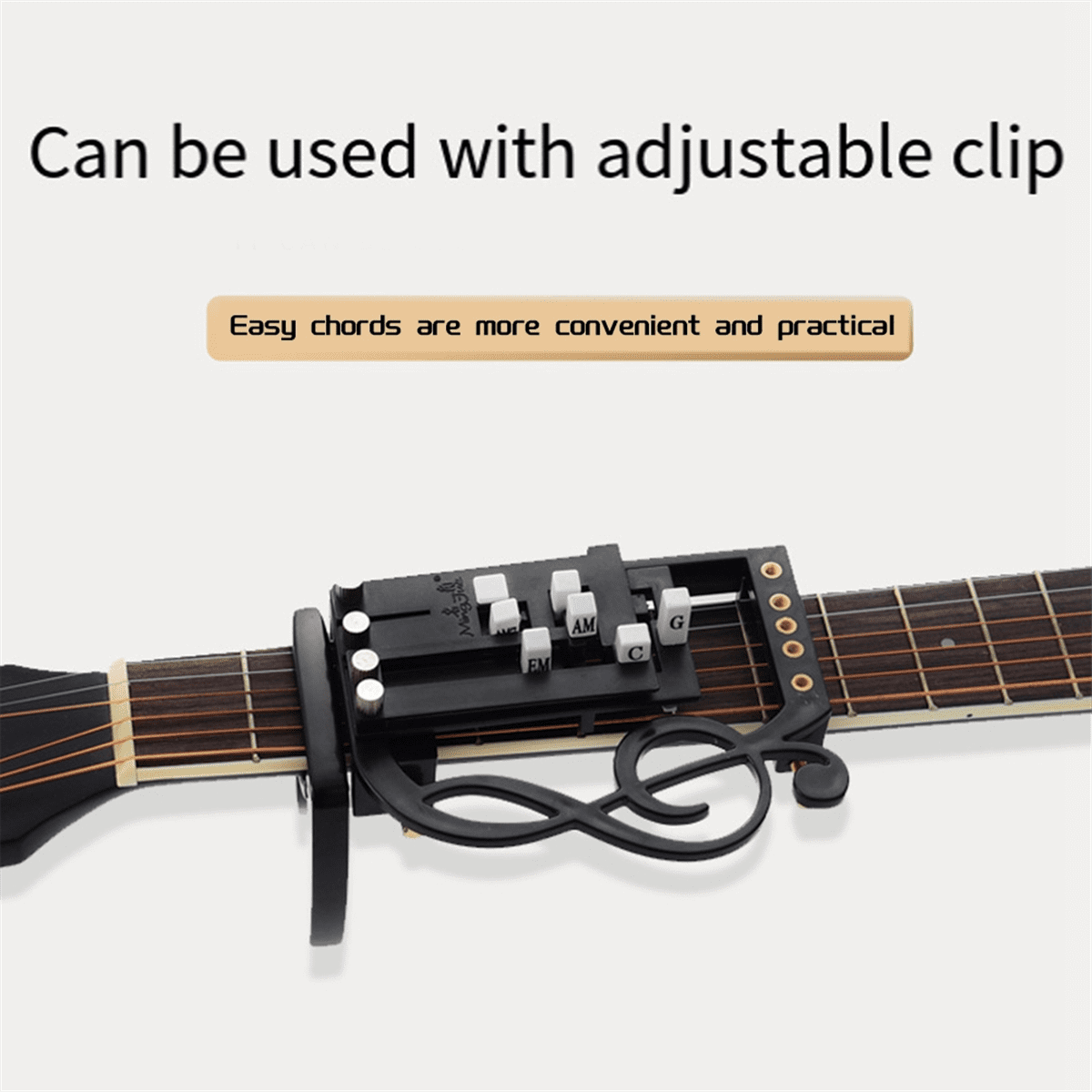 Guitar Chord Artifact, One-Key Chord Assistance, Novice One-Key Chord Assistance, for Learn Guitar Playing and Singing