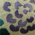 thumbnail image 4 of Plutus Paulina Turquoise Olive and Taupe Handmade Pillow 26"L x26"W, 4 of 4