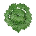 thumbnail image 3 of Yhmxh 5 Pack Artificial Green Leaves Vine Garlands, Green Hanging Ivy with Leaves, Artificial Greenery Hanging Vines for Wall, Ceiling, Patio, Wedding Party Home Indoor Outdoor Green Decoration, 3 of 7
