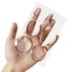 thumbnail image 1 of Protector de pared para manija de puerta, tope de puerta autoadhesivo con adhesivo fuerte, almohadillas de silicona transparentes que absorben los golpes para electrodomésticos de cocina y baño., 1 of 6
