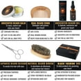 thumbnail image 4 of LION'S MANE Beard Grooming Kit for Men - 100% Organic Unscented Beard Oil, Beard Balm Butter Wax, Beard Brush, Beard Comb, Beard Scissors (2 boxes), 4 of 8