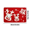 thumbnail image 5 of Feledorashia Christmas Door Mats Non-Skid Christmas Rugs Xmas Holiday Welcome Floor Mats Indoor/Outdoor Welcome Doormat Entrance Porch Mats, 60x40cm, 5 of 8