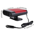 thumbnail image 6 of Dodoing 12V 150W Portable Car Heater, ABS, Red, 6 of 8