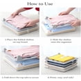 thumbnail image 5 of 2026 Upgraded Stackable Clothing Organizer, 5/10 PCS Folding Board System for Shirts Pants Spring Summer and Autumn Clothing, Space-Saving Lightweight Durable (5, White), 5 of 8
