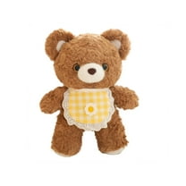 Gqtwoy Mini Bear Doll with Scarf - Soft Plush Toy for Kids & Adults, Cute Bear Shaped Pillow, Comforting Sleep Buddy, Ideal Birthday or Holiday Gift for Boys and Girls, 9 Inches