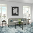 thumbnail image 3 of Evelyn&Zoe Duxbury 18" Wide Round Side Table, Blackened Bronze, 3 of 7