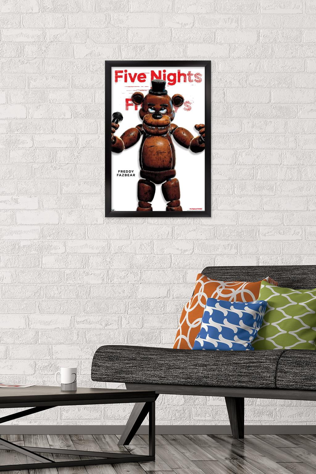 Five Nights at Freddy's - Freddy Feature Series Wall Poster, 14.725" x 22.375" Framed