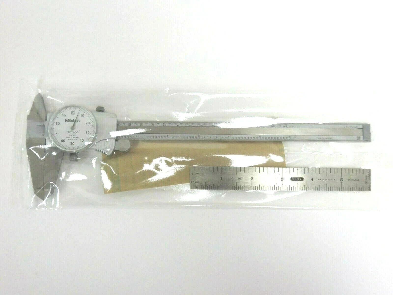 505-743J Mitutoyo Dial Caliper – .1″ Per Revolution: 0-8″