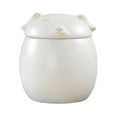 thumbnail image 1 of GROWTH TANK Dog Tea Canister with Lid Food Storage Jar tea Containers Kitchen Canisters, 45g White, 1 of 8
