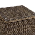 thumbnail image 6 of Crosley Furniture Bradenton All Weather Rattan Wicker Outdoor Side Table for Patio, Deck, Porch, 6 of 8