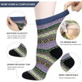 thumbnail image 2 of Thicken Thermal Merino Wool 5 Pairs Crew Socks For Winter Adventures, 2 of 5