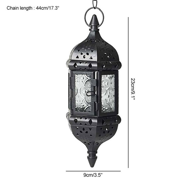 Oubit Hanging Candle Lantern Moroccan Chandelier Retro Candle
