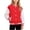 Red-04, variant on Ugoldhm Girls Color‑Block Button‑Up Varsity Jacket, Long‑Sleeve Baseball Coat with Ribbed Collar and Side Pockets