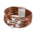 thumbnail image 2 of Pulsera rígida para niña, de aleación, , , ideal para fiestas y como accesorio versátil. Café, 2 of 8