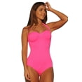 thumbnail image 2 of UjENA Hot Pink Neon Monroe Long Torso 1-PC Swimsuit, 2 of 4