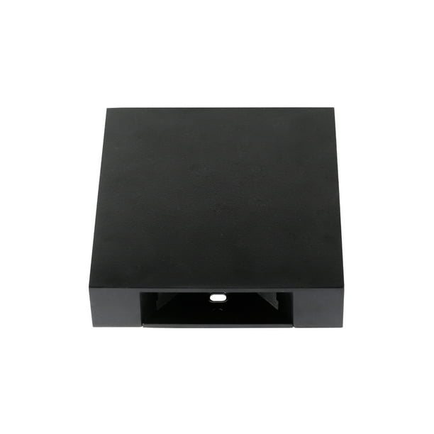 IPSA, Luminaria Arbotante Decorativa para Muro, 4 Luces Led, 4 Watts, Color Negro