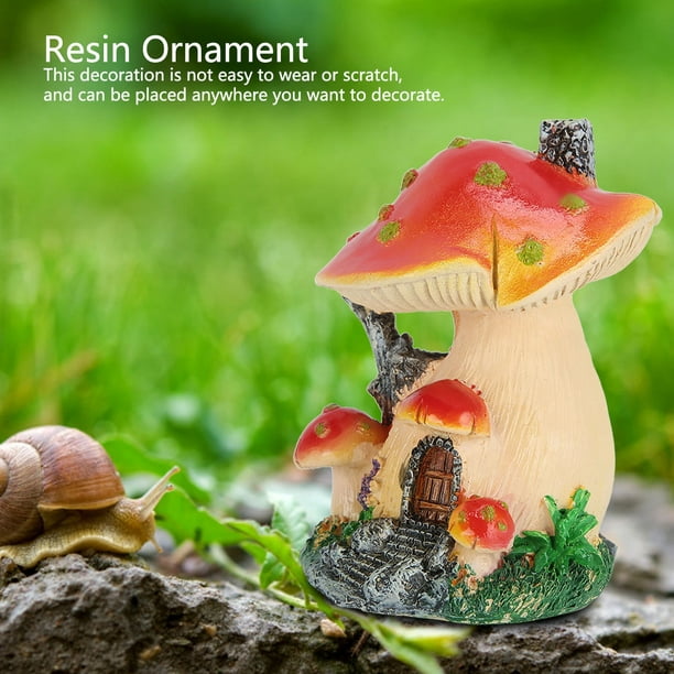 Figurine de champignon décoration - résine Petit champignon