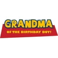 thumbnail image 1 of Grandma Of The Birthday Boy Logo Design Cartoon Characters Decors Wall Sticker Art Design Decal Girls Boys Kids Room Bedroom Nursery Kindergarten Home Decor Stickers Wall Vinyl Decoration (20x20 inch), 1 of 1