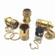 thumbnail image 2 of 2 Pieces Vintage E27 Bulb Holder Socket Lamp Base with Copper Chain Switch Brass Copper Color, 2 of 3