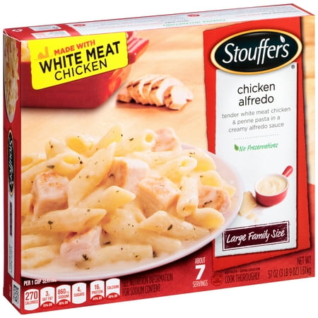 STOUFFER'S Large Family Size Chicken Alfredo 57 oz. Box - Walmart.com