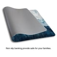 thumbnail image 3 of Kitchen Rug Blue Ink Painting Mountain Cloud and Mist You Need Help Non Slip PVC Leather Rubber Backing Cushioned Mat Runner Anti Fatigue Water Sauce proof, 3 of 10