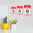thumbnail image 3 of Portrait Round Plus Estos Probadores Son Para Cualquier Género y Para Todos Wall or Door Sign | Spanish Dressing Room Retailer Signage - Small, 3 of 6