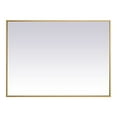 thumbnail image 4 of Metal frame rectangle mirror 27 inch in Sliver, 4 of 4