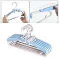 thumbnail image 4 of Multifunctional Telescopic Closet Hanger Clothes Rack Extendable Clothes Hangers Blue, 4 of 8